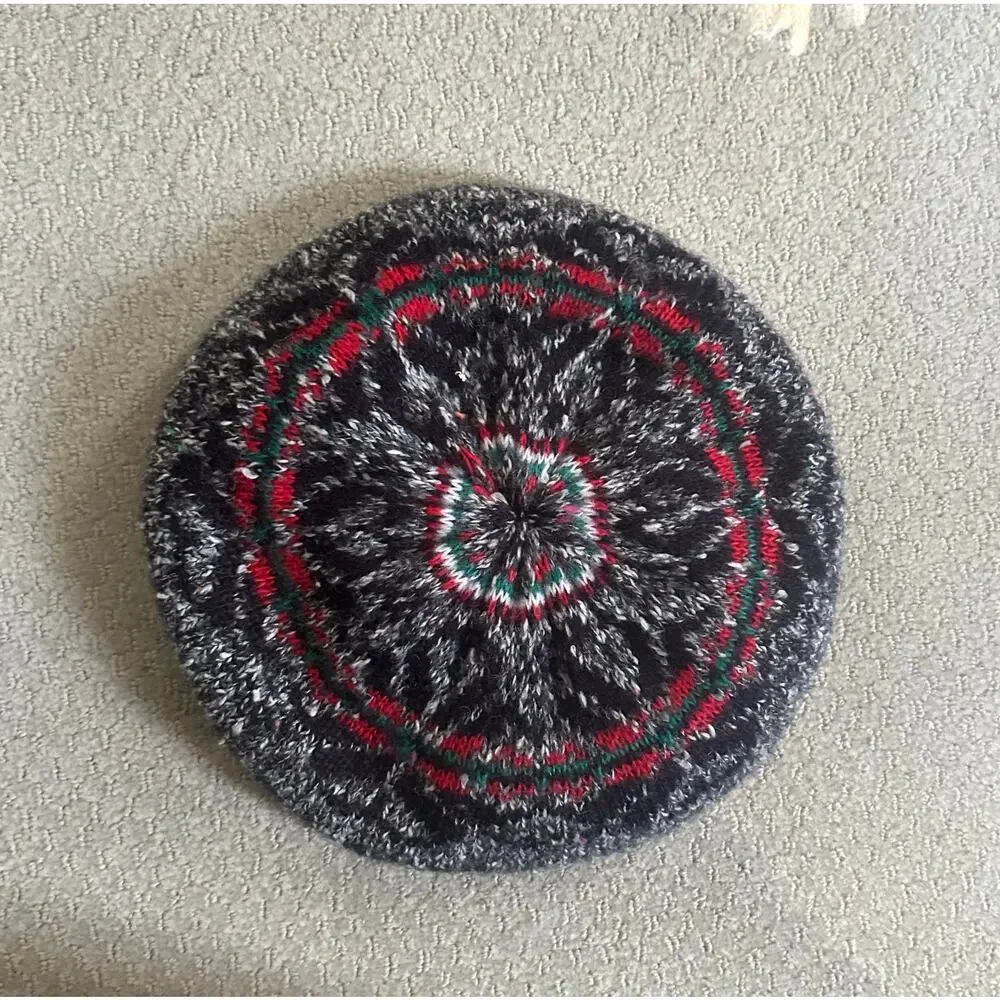 Aris Wool Knit Winter Beret Hat